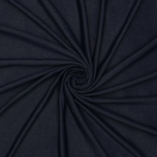 Ponte Roma Fabric 140cm (Navy & Yellow) - Ragland Fabrics