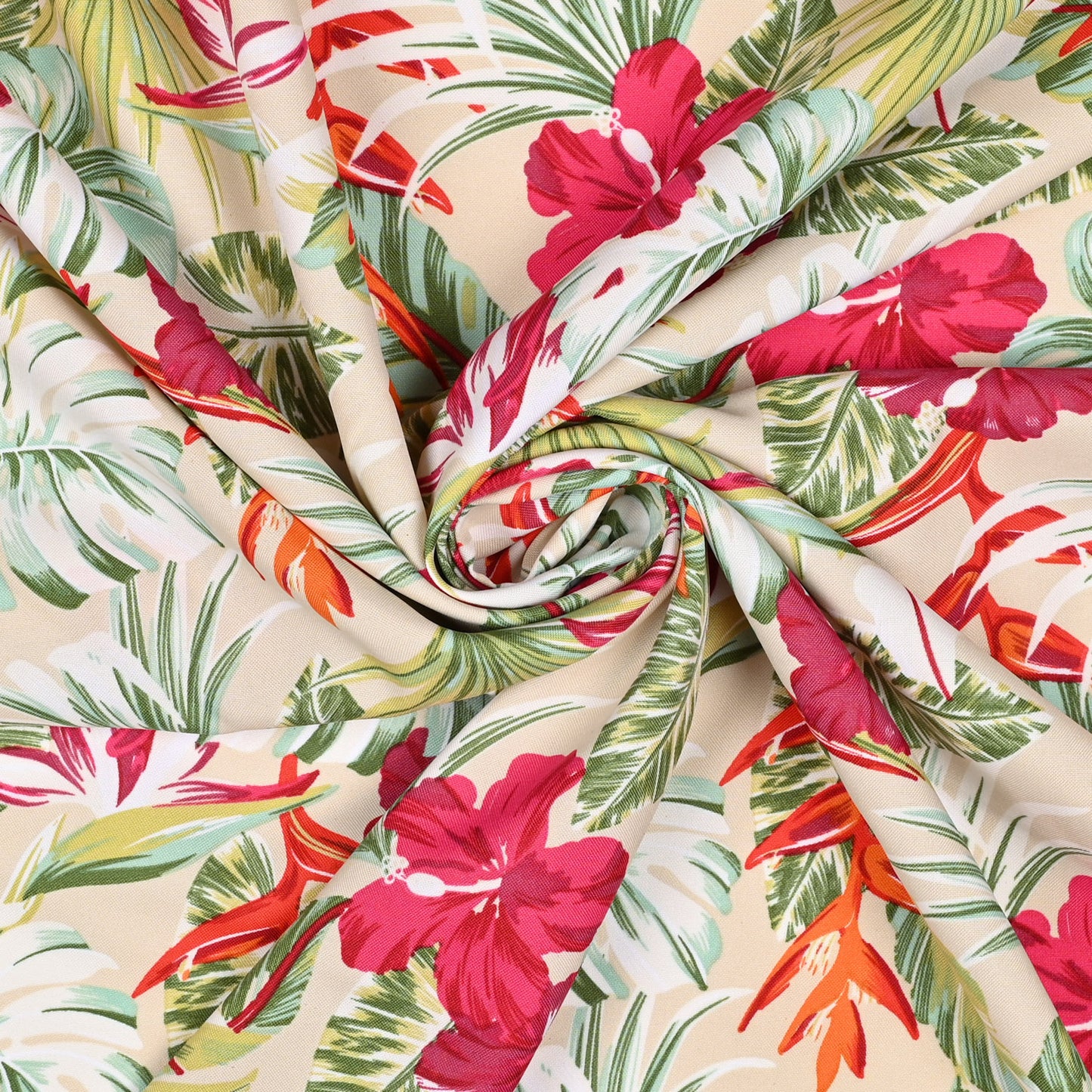 Printed Mini Matt Tropicana Stone - Ragland Fabrics
