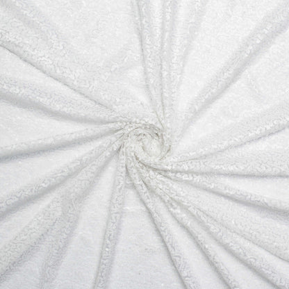 Sequin Tulle White 140cm - Ragland Fabrics