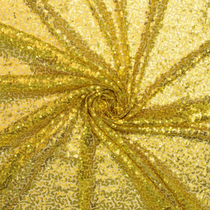 Sequin Tulle Gold 140cm - Ragland Fabrics
