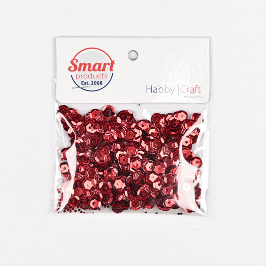 Sequins Red 21016 - Ragland Fabrics