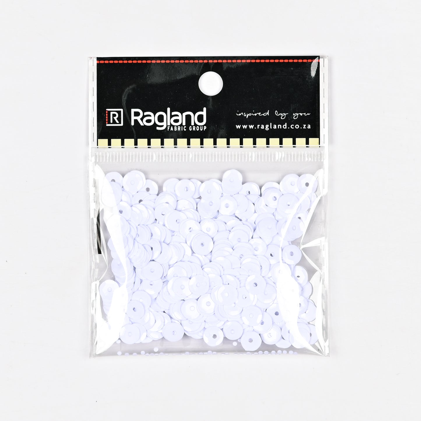 Sequins White - Ragland Fabrics