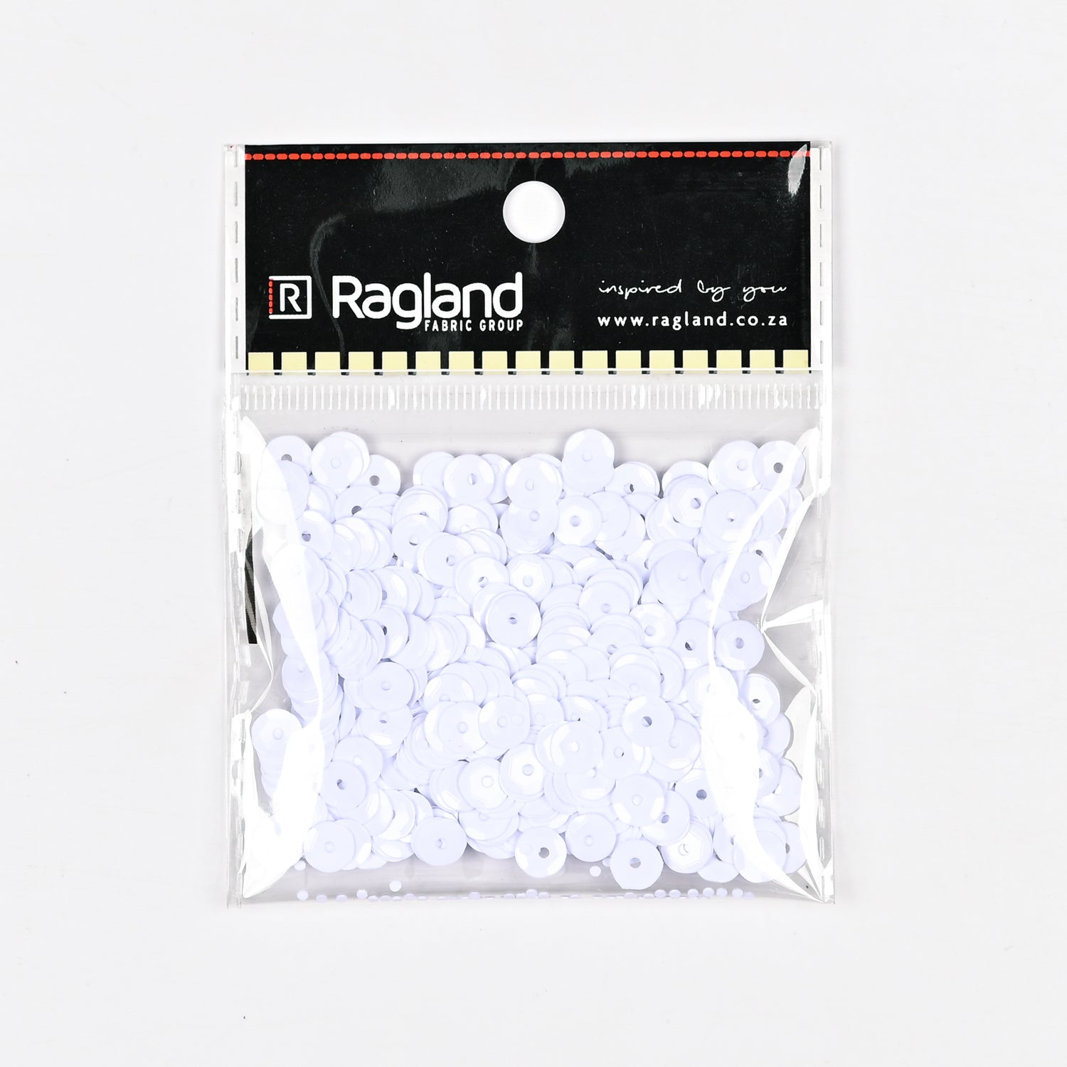 Sequins White - Ragland Fabrics