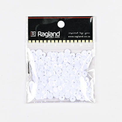 Sequins White - Ragland Fabrics