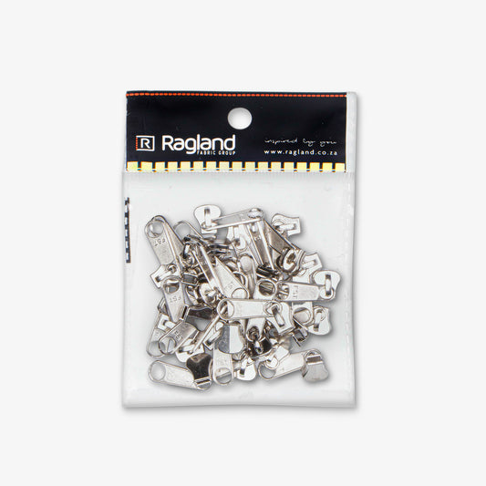 Sliders Vislon Type 5 Nickle (Pack of 30) - Ragland Fabrics