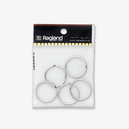 Split Rings 30mm Metal - Ragland Fabrics