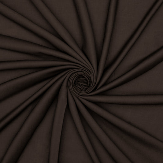 Suiting Woven - Self Edge 150cm Chocolate - Ragland Fabrics