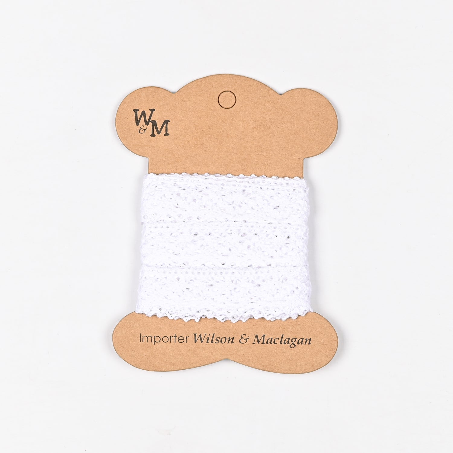 Torchan Lace White Edging 18mm TBD - Ragland Fabrics