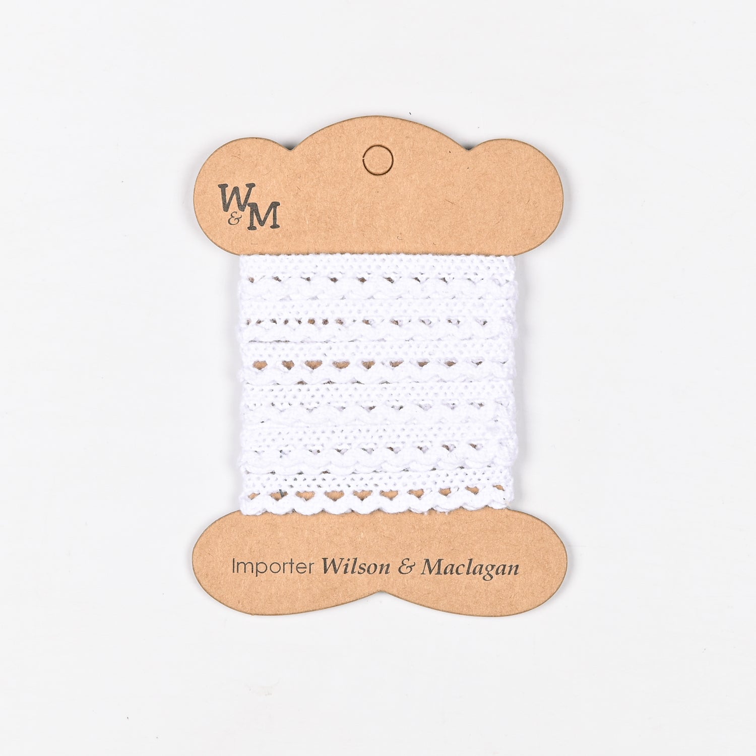 Torchan Lace White Edging 9mm TBD - Ragland Fabrics