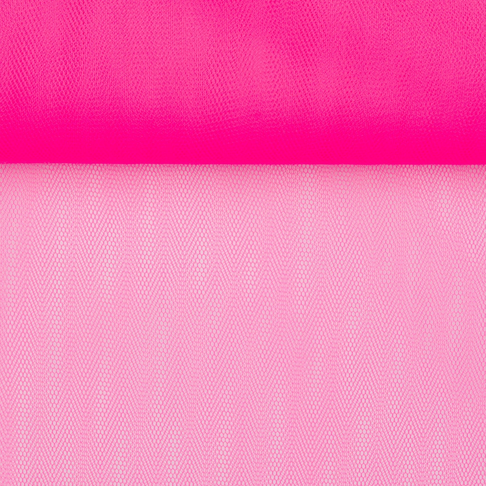 Tulle Fluorescent Cerise - Ragland Fabrics