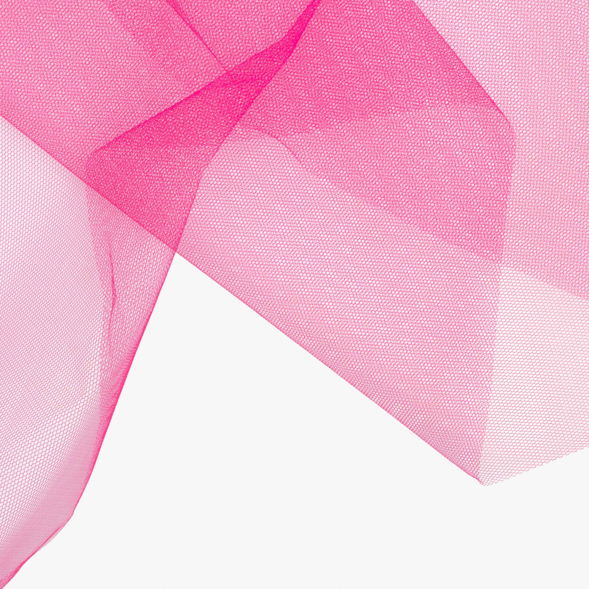 Tulle Fluorescent Cerise - Ragland Fabrics