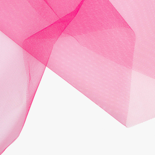 Tulle Fluorescent Cerise - Ragland Fabrics