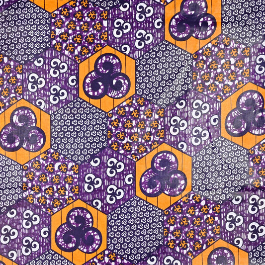 Cotton Wax Prints Design 25 - Ragland Fabrics