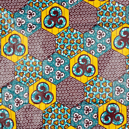 Cotton Wax Prints Design 26 - Ragland Fabrics