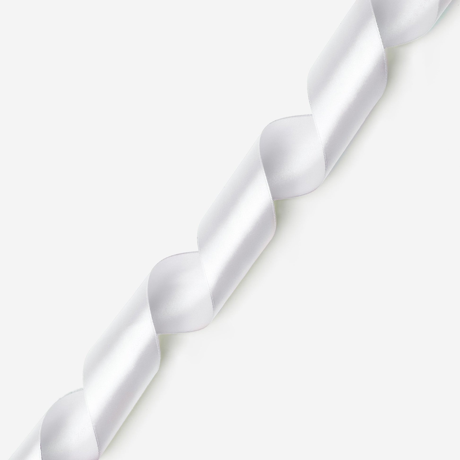 Satin Ribbbon 50mm White 001 - Ragland Fabrics